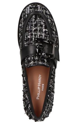 Phillip Hardy Damen-Slipper 110087000000 (Schwarz/Weiß)