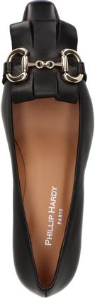 Phillip Hardy Damen-Pumps aus Leder 120001000006 (Schwarz)