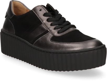 Gabor Damen-Schnürschuhe mit Wechselfußbett 101001000022 (Schwarz)