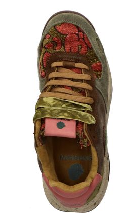 Satorisan Damen-Schnürschuhe 101682000005 (Grün/Bunt)