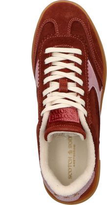 Scotch & Soda Damen-Schnürschuhe 101582000003 (Rot)