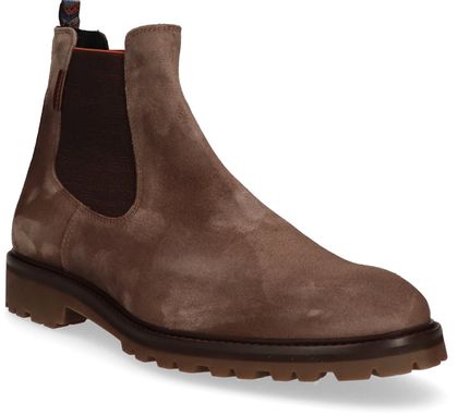 Floris van Bommel STURDI Herren-Chelsea Boots aus Leder 213222000004 (Taupe)