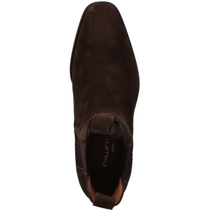 Phillip Hardy Damen-Chelsea Boots aus Leder 105202000004 (Dunkelbraun)