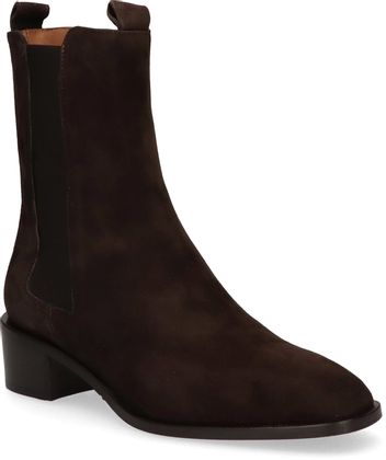 Phillip Hardy Damen-Chelsea Boots aus Leder 105202000004 (Dunkelbraun)