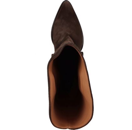 Phillip Hardy Damen-Western Boots aus Leder 107202000002 (Dunkelbraun)