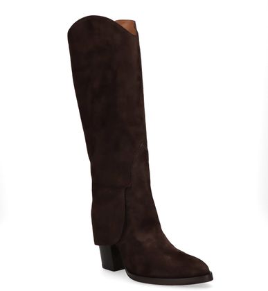 Phillip Hardy Damen-Western Boots aus Leder 107202000002 (Dunkelbraun)