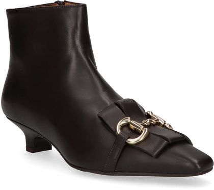 Phillip Hardy Damen-Stiefeletten aus Leder 106221000001 (Dunkelbraun)