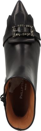 Phillip Hardy Damen-Stiefeletten aus Leder 106001000058 (Schwarz)