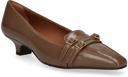 Phillip Hardy Damen-Spangenpumps aus Leder 120223000000 (Braun)