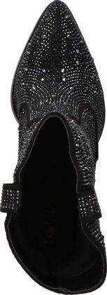 Eddie Rodriguez Damen-Western Boot aus Leder 107009000004 (Schwarz)