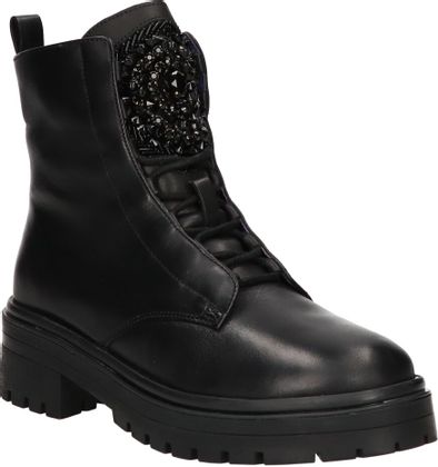Apepazza CAROLINA Damen-Boots mit Pailetten 102001000087 (Schwarz)