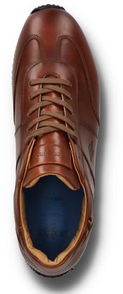 Giorgio 1958 Herren-Sneaker aus Leder mit Wechselfußbett 244221000018 (Braun)