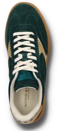 Scotch & Soda NIXIE Damen-Schnürschuhe 101682000007 (Grün/Gold)