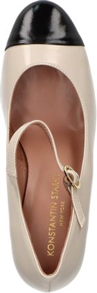 Konstantin Starke Damen-Riemchenpumps 122383000000 aus Leder (Creme)