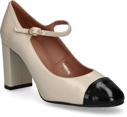 Konstantin Starke Damen-Riemchenpumps 122383000000 aus Leder (Creme)