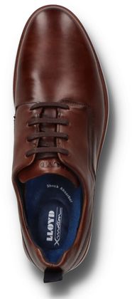 LLOYD MONZA Herren-Schnürschuhe aus Leder 240221000020 (Mittelbraun)