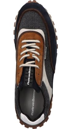 Floris van Bommel Herren-Sneaker 244182000007 (Blau/Braun)