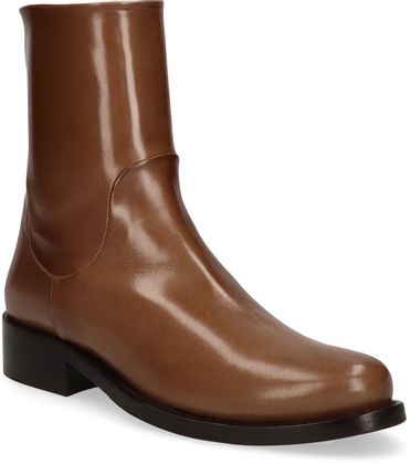 Konstantin Starke Leder-Stiefeletten für Damen 105221000007 (Mittelbraun)