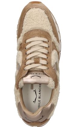 Voile Blanche JULIA Sneaker für Damen mit Teddyfell 101222000014 (Hellbraun/Beige)