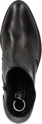 Donna Carolina Damen-Stiefeletten aus Leder 106001000056 (Schwarz)