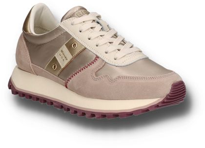 Blauer MILLEN Damen-Schnürschuhe 101302000042 (Rosa/Beige)