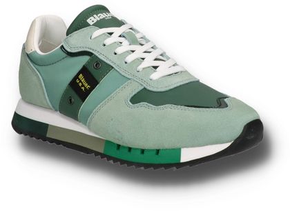 Blauer MELROSE Damen-Schnürschuhe 101622000040 (Hellgrün)