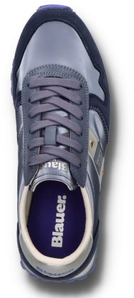 Blauer MILLEN Damen-Schnürschuhe 101142000015 (Dunkelblau)