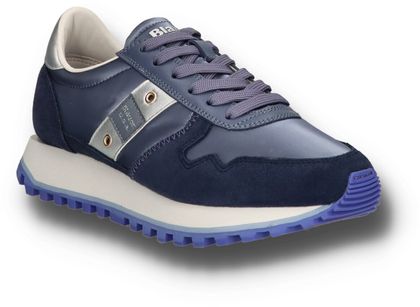 Blauer MILLEN Damen-Schnürschuhe 101142000015 (Dunkelblau)