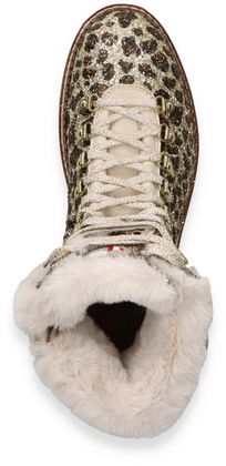 NIS New Italia Shoes Winter-Boots mit Leo Print 197989000000 (Gold/Braun)