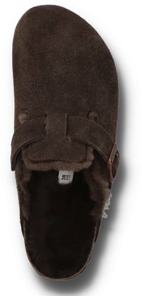 Birkenstock BOSTON Damen-Hausschuhe 420202000000 (Dunkelbraun)