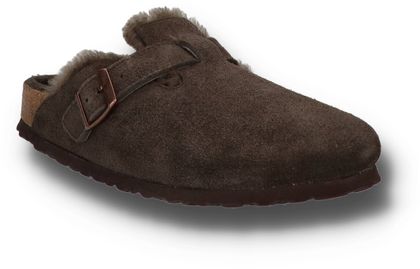 Birkenstock BOSTON Damen-Hausschuhe 420202000000 (Dunkelbraun)