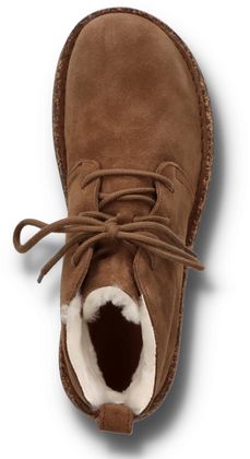 Birkenstock Damen-Boots mit Lammfell 192202000003 (Mittelbraun)