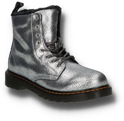 Dr. Martens SERENA Schnürboots für Kinder 391911000000 (Silber)