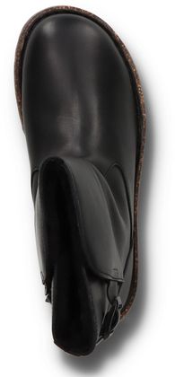 Birkenstock Damen-Boots mit Lammfell 192001000021 (Schwarz)