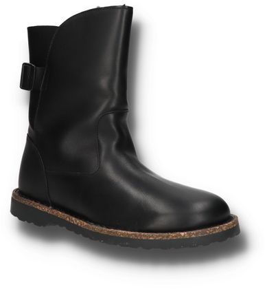 Birkenstock Damen-Boots mit Lammfell 192001000021 (Schwarz)