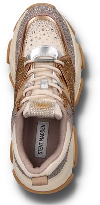Steve Madden Damen-Schnürschuhe 101281000000 (Beige/Bunt)
