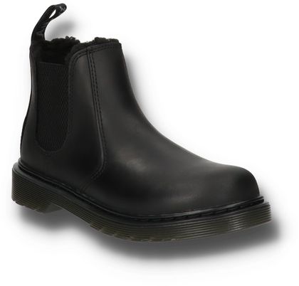 Dr. Martens LEONORE MONO Schnürboots für Kinder 391001000001 (Schwarz)