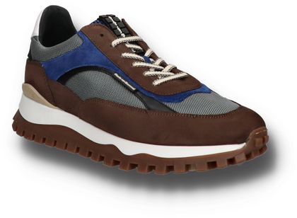 Floris van Bommel Herren-Sneaker 244182000008 (Braun/Blau)
