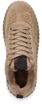 Kennel & Schmenger Damen-Sneaker mit Teddyfell 193302000008 mit Warmfutter (Beige)