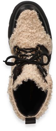 Konstantin Starke ELENA Damen-Boots mit Teddyfell 102308000000 (Beige/Schwarz)