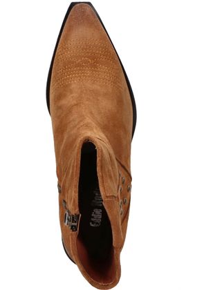 Eddie Rodriguez Damen-Western Boots aus Leder 107222000100 (Braun)