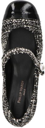 Phillip Hardy Damen-Pumps aus Leder 121087000001 (Schwarz)