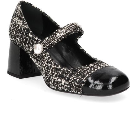 Phillip Hardy Damen-Pumps aus Leder 121087000001 (Schwarz)