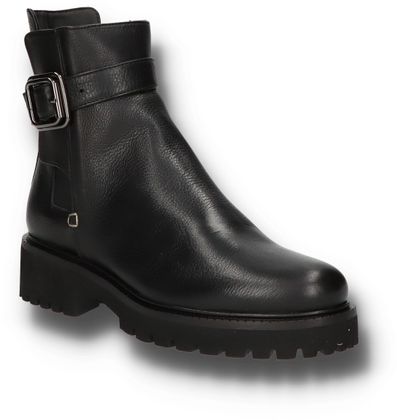 Donna Carolina CITY B - FLY LOW Damen-Boots aus Leder 102001000067 (Schwarz)