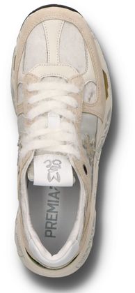 Premiata MASED Damen-Schnürschuhe 101702000006 (Weiß/Beige)