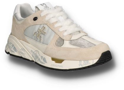 Premiata MASED Damen-Schnürschuhe 101702000006 (Weiß/Beige)