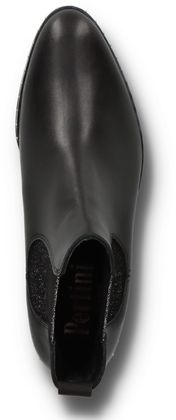 Pertini Damen-Chelsea Boots aus Leder 105001000039 (Schwarz)