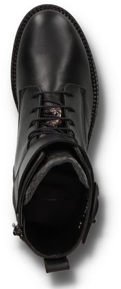 Pertini Damen-Boots aus Leder 102001000086 (Schwarz)