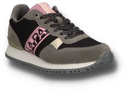 Napapijri Damen-Schnürschuhe 101082000012 (Schwarz/Grau)