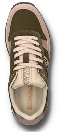Napapijri Damen-Schnürschuhe 101692000001 (Oliv/Rosa)